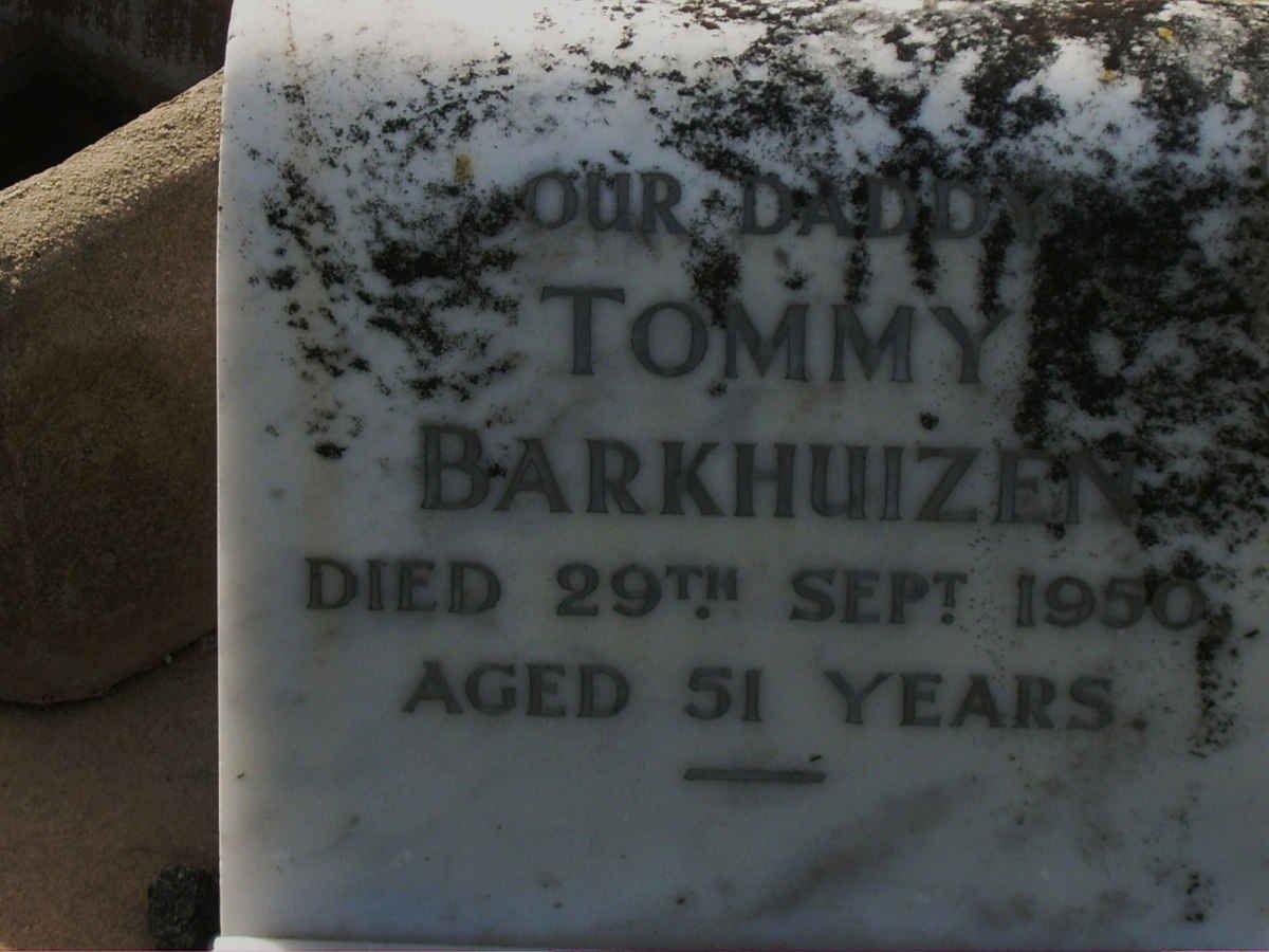 BARKHUIZEN Tommy -1950