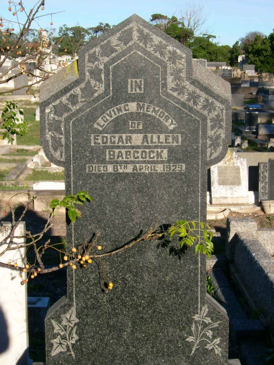 BABCOCK Edgar Allen -1929