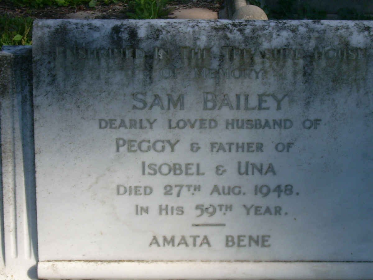 BAILEY Sam -1948