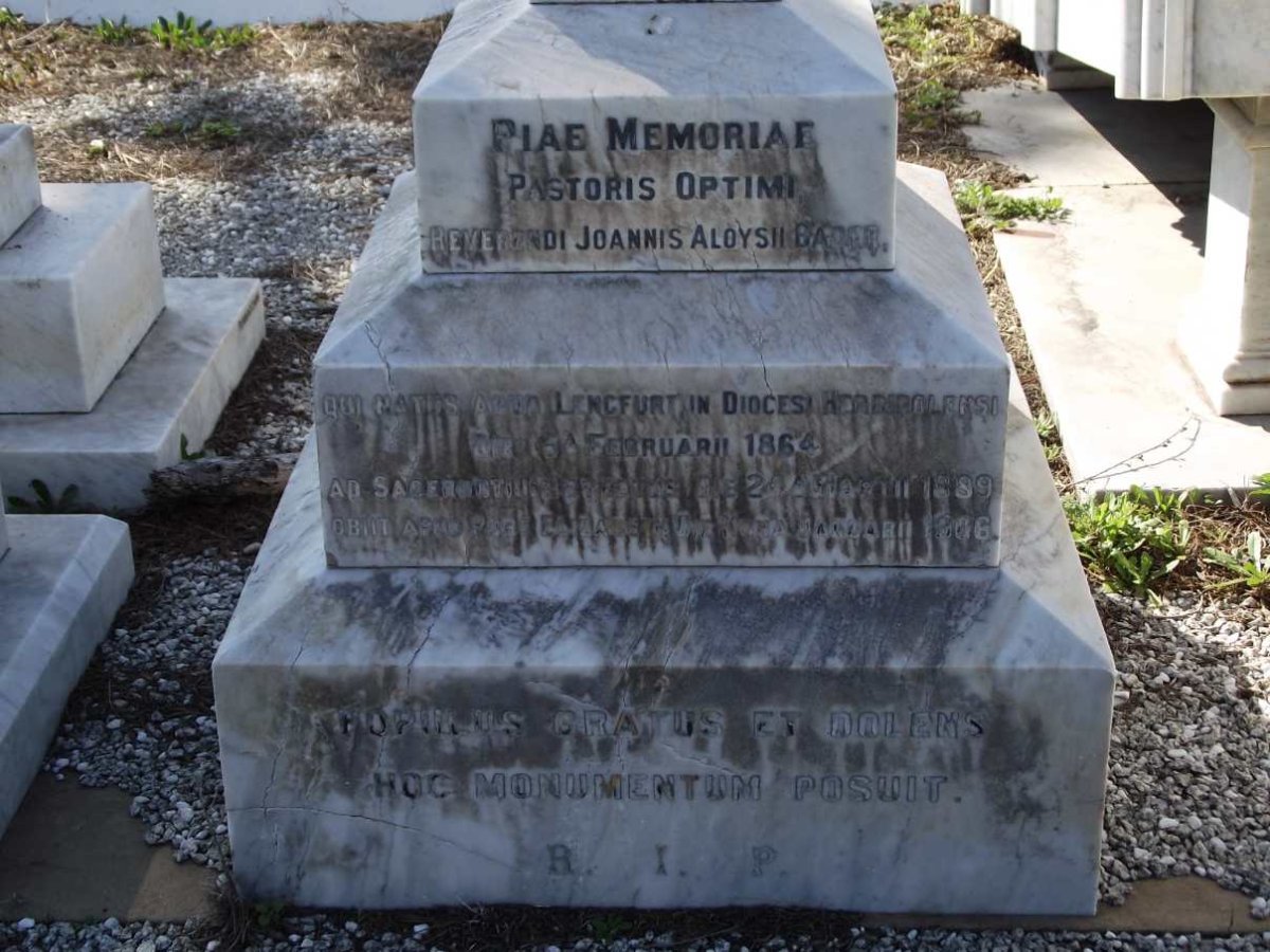 BADER Joannis Aloysii 1864-1906
