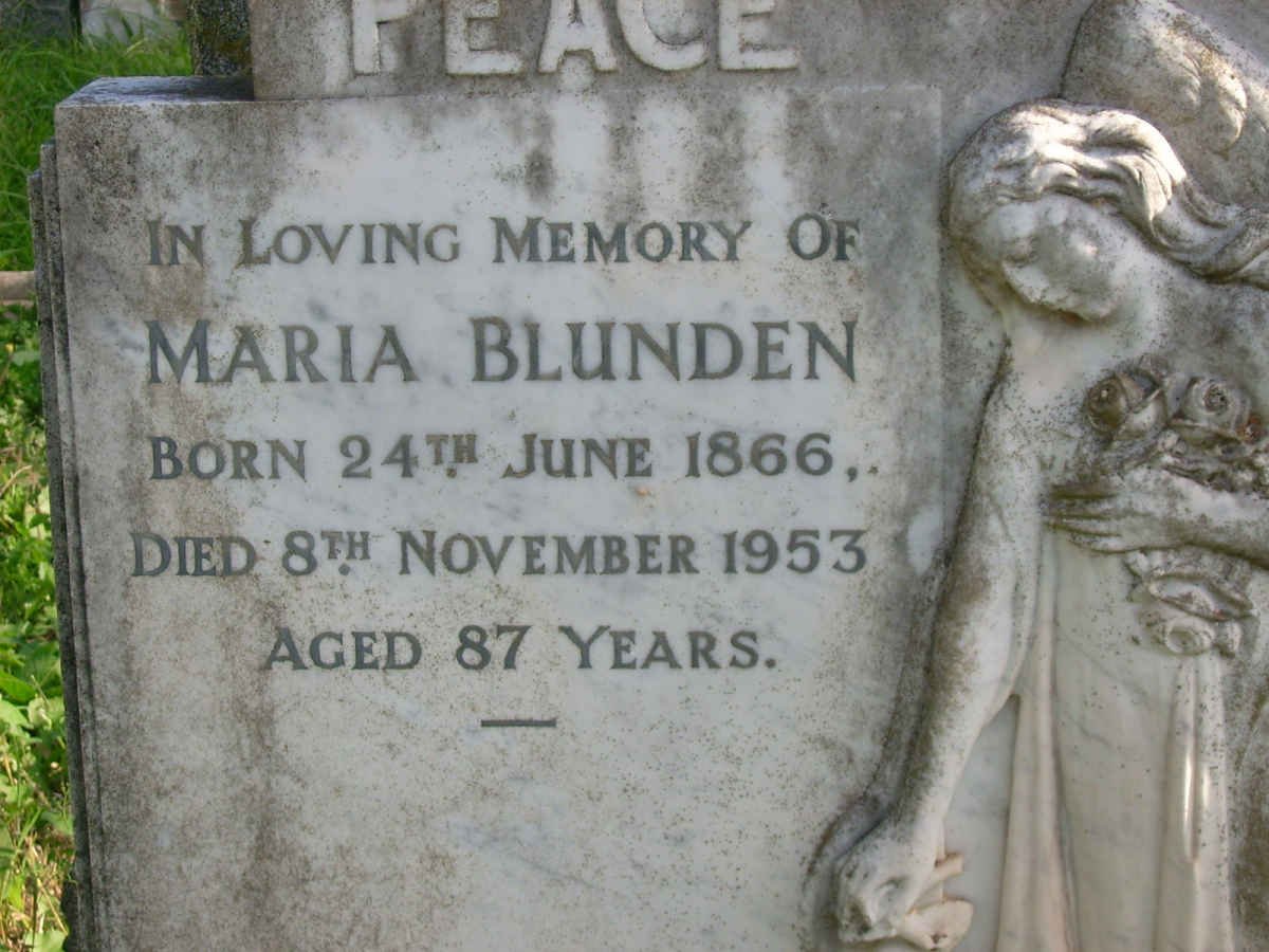 BLUNDEN Maria 1866-1953