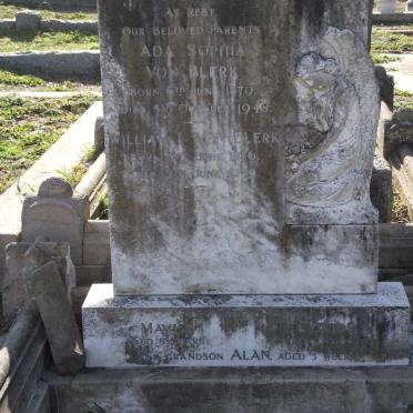 BLERK William L., von 1876-1939 &amp; Ada Sophia 1879-1948