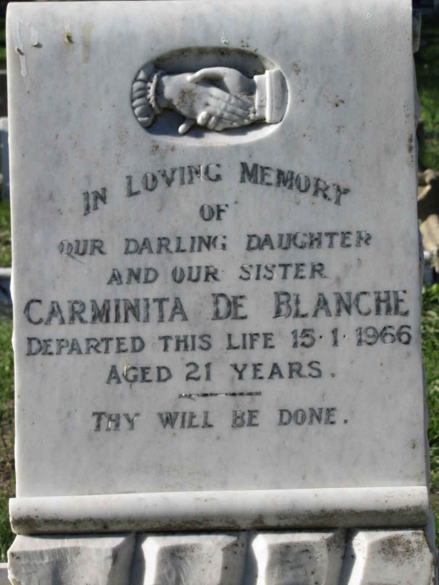 BLANCHE Carminita, de -1966