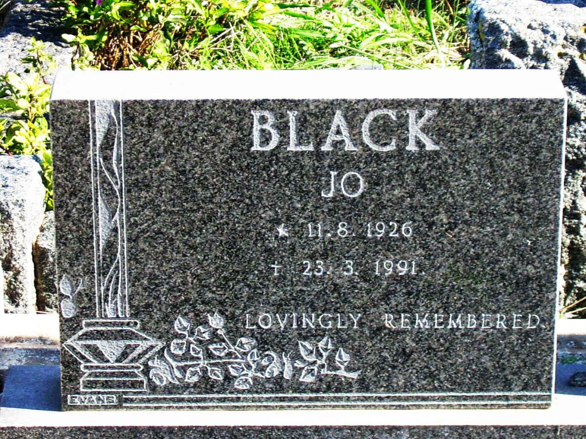 BLACK Jo 1926-1991