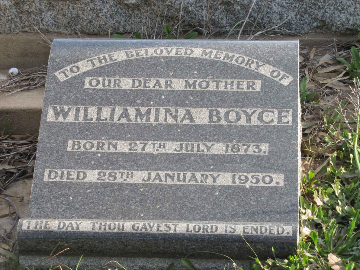 BOYCE Williamina 1873-1950