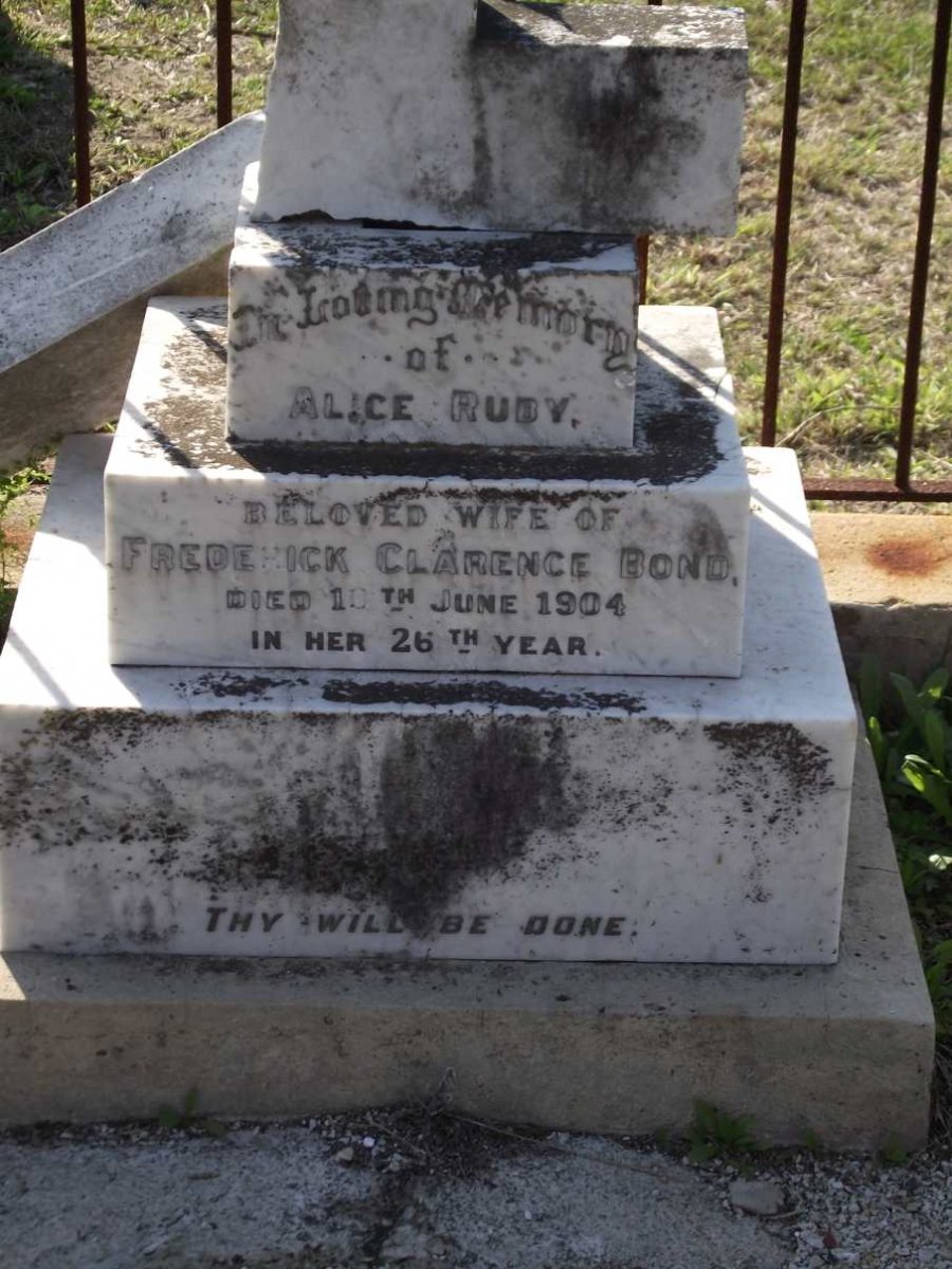 BOND Alice Ruby -1904