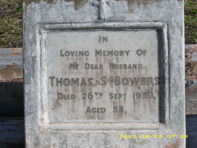 BOWERS Thomas S. -1939