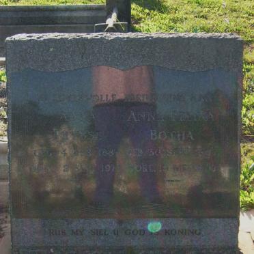 BOTHA Anna Felina  1867-195? :: THYSSE Anna 1887-197?