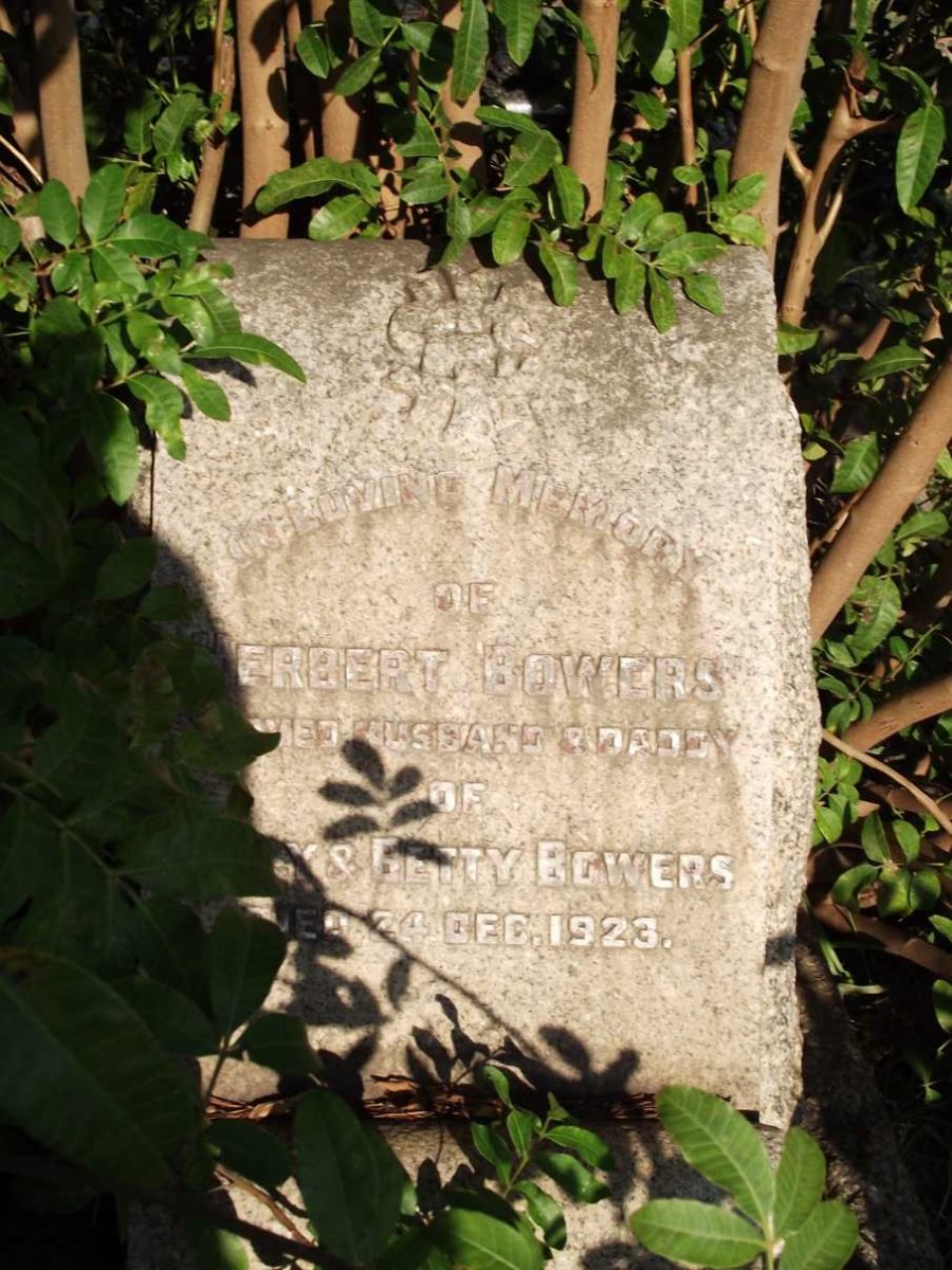 BOWERS Herbert -1923