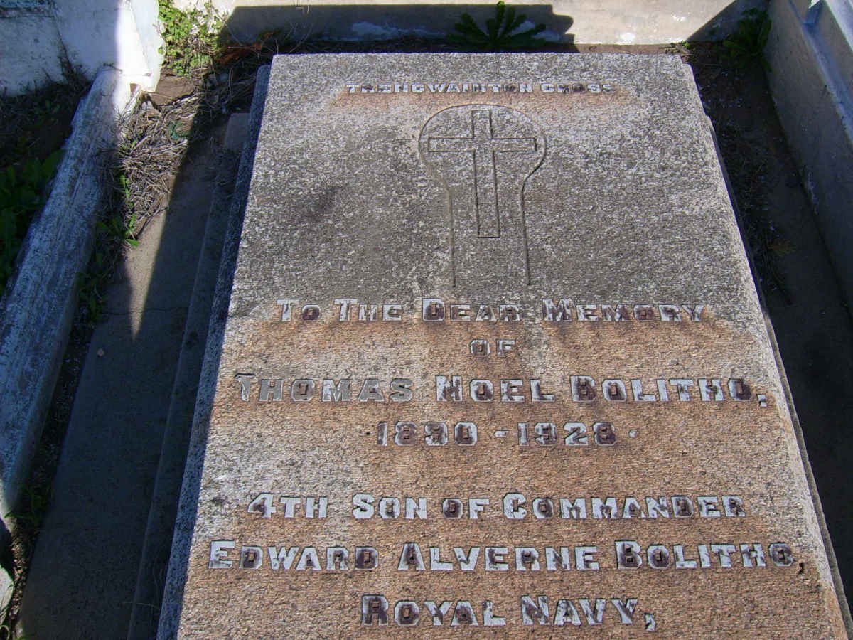 BOLITHO Thomas Noel 1890-1928_1