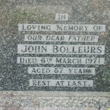 BOLLEURS John -1971