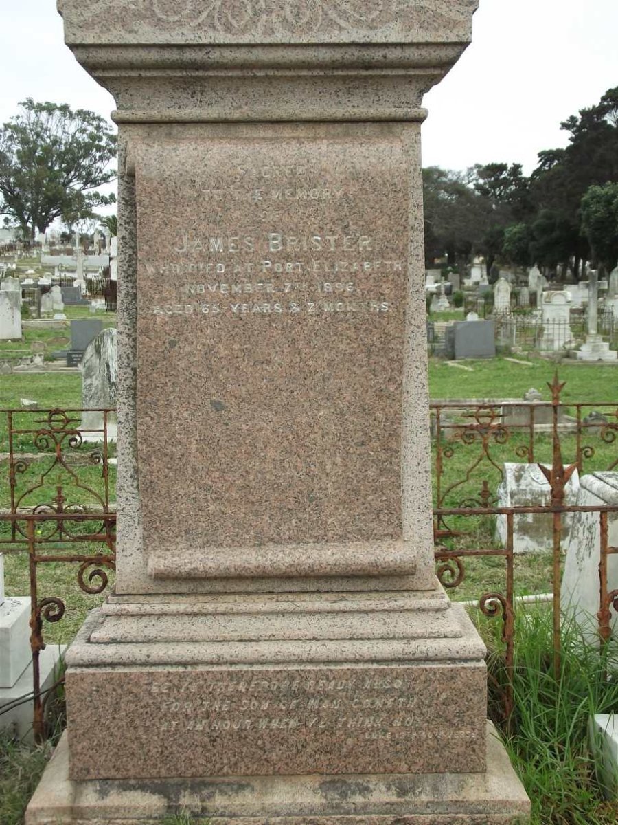 BRISTER James -1896
