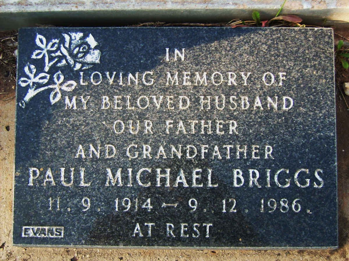 BRIGGS Paul Michael 1914-1986
