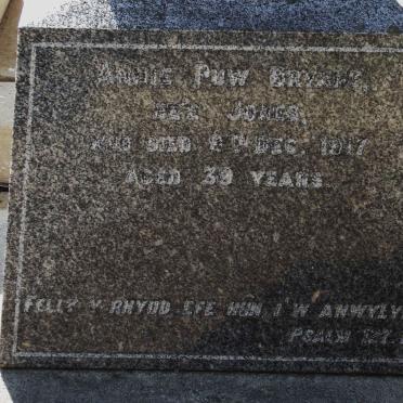 BRYANT Annie Puw nee JONES -1917