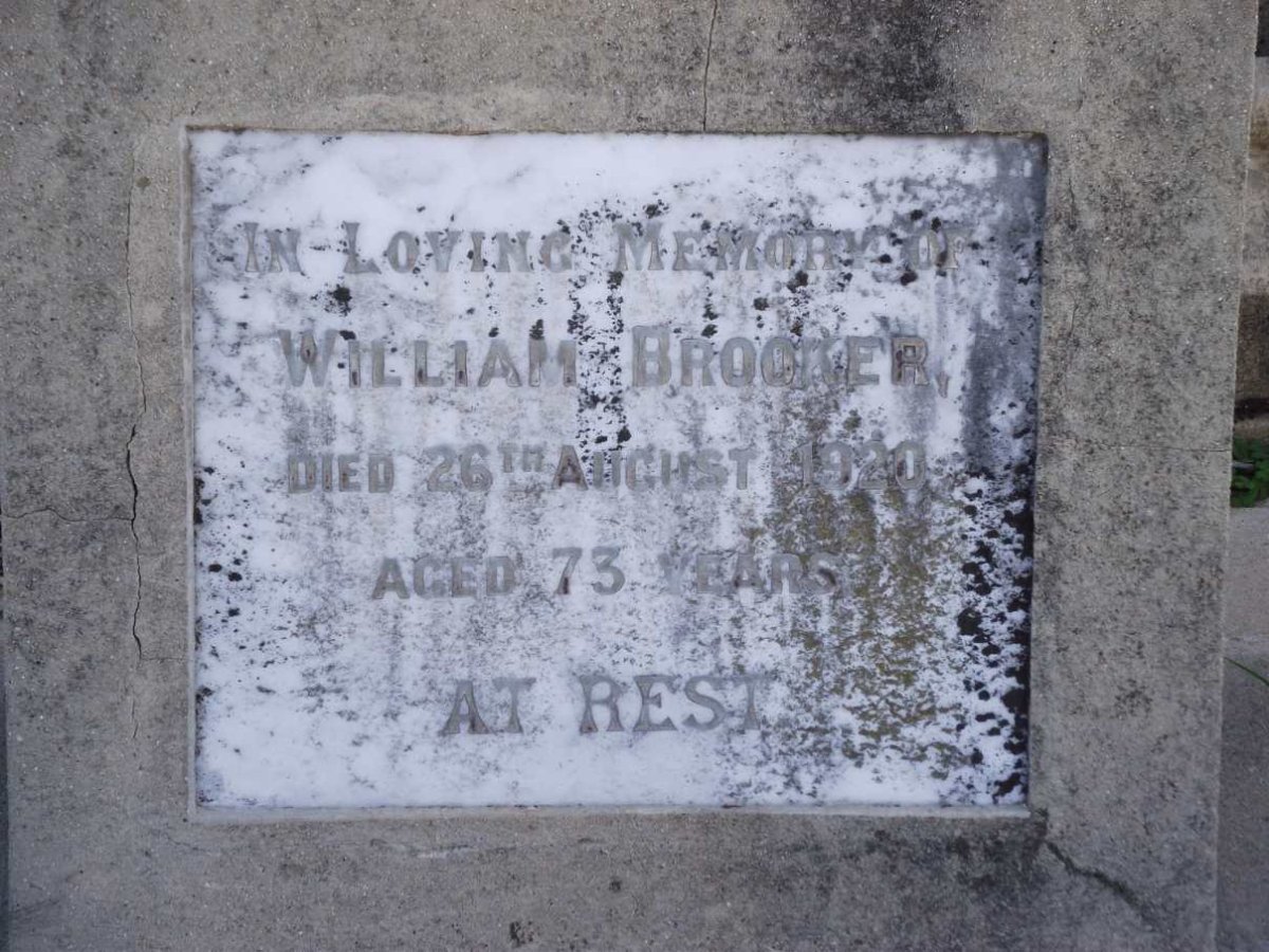 BROOKER William -1920