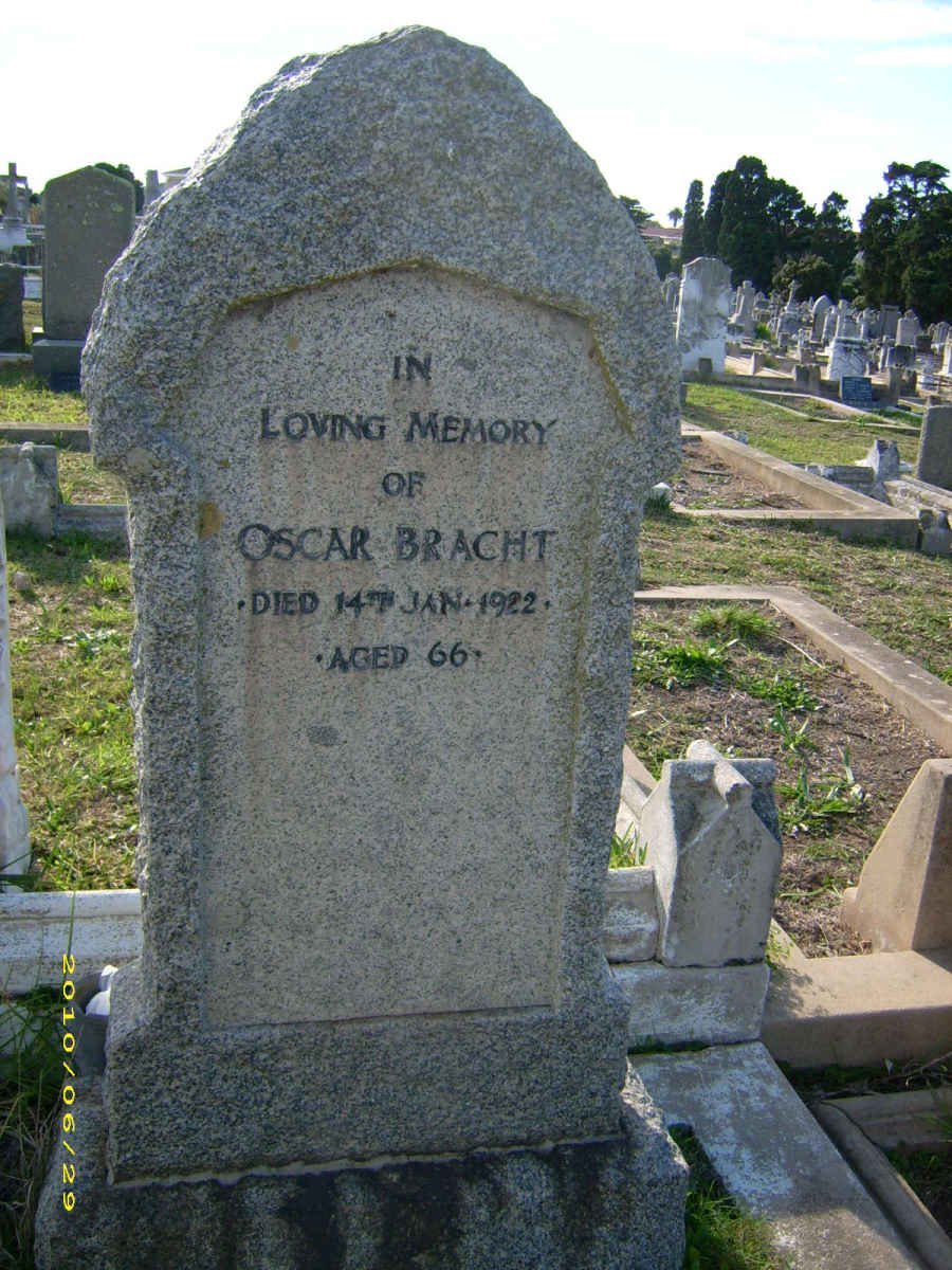 BRACHT Oscar -1922