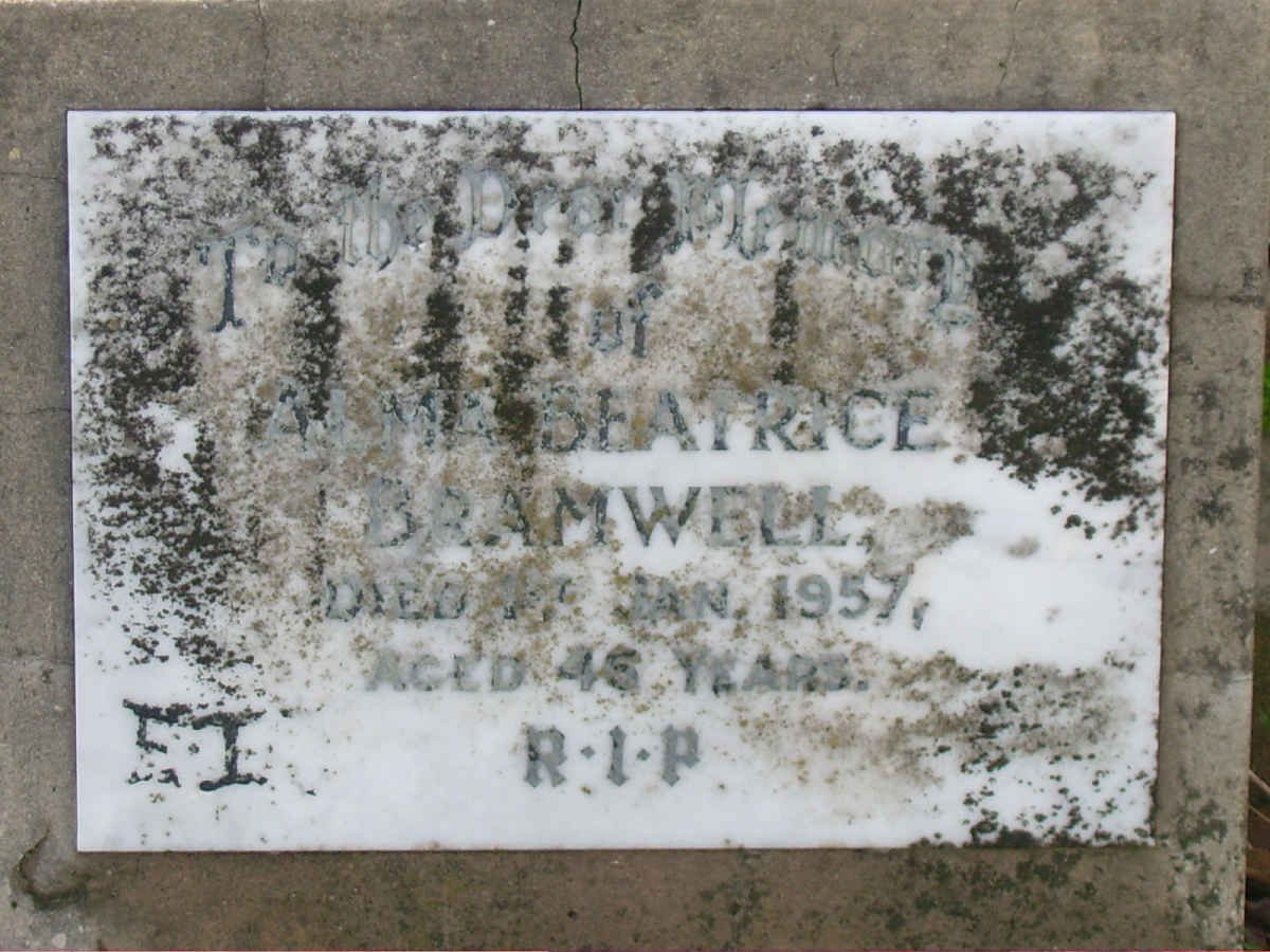 BRAMWELL Alma Beatrice -1957