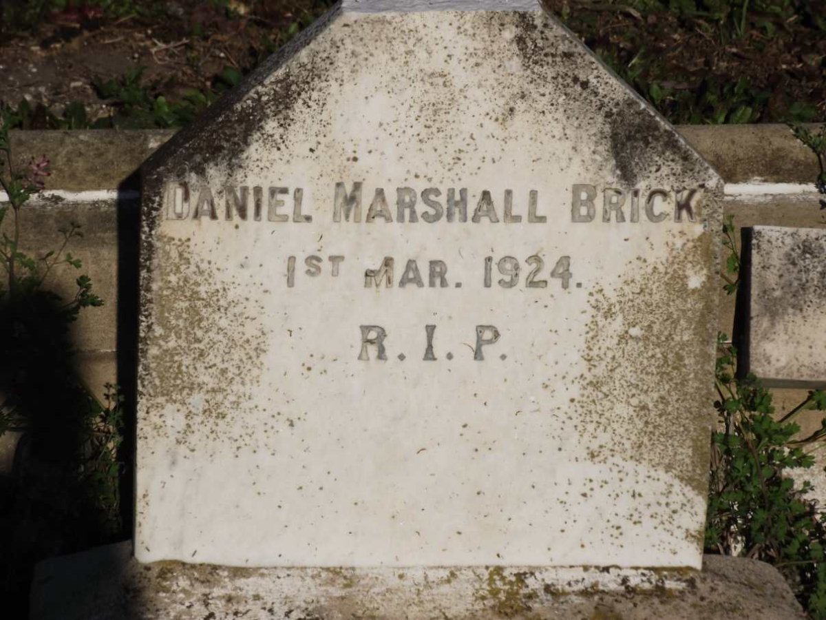 BRICK Daniel Marshall -1924