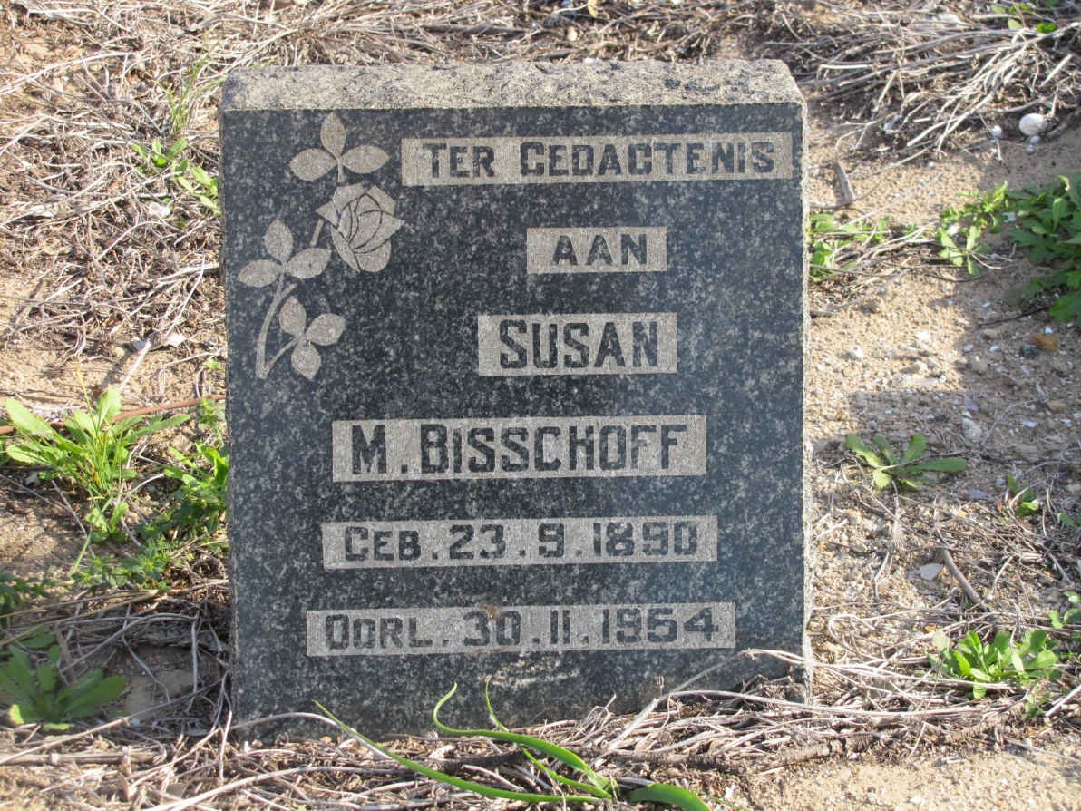 BISSCHOFF Susan M. 1890-1954