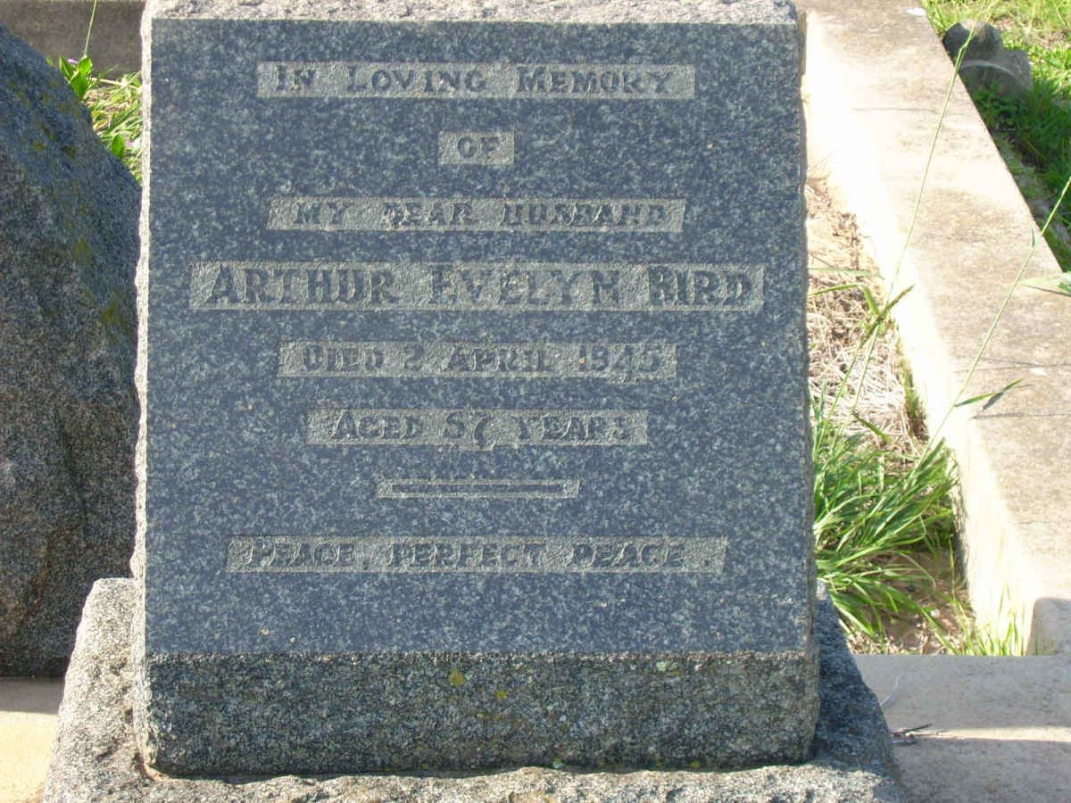 BIRD Arthur Evelyn -1945