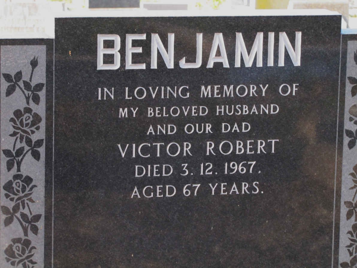 BENJAMIN Victor Robert -1967
