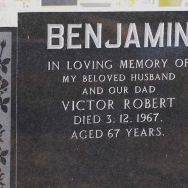 BENJAMIN Victor Robert -1967