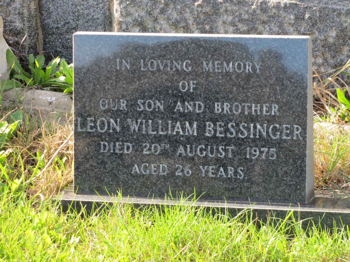 BESSINGER Leon William -1975