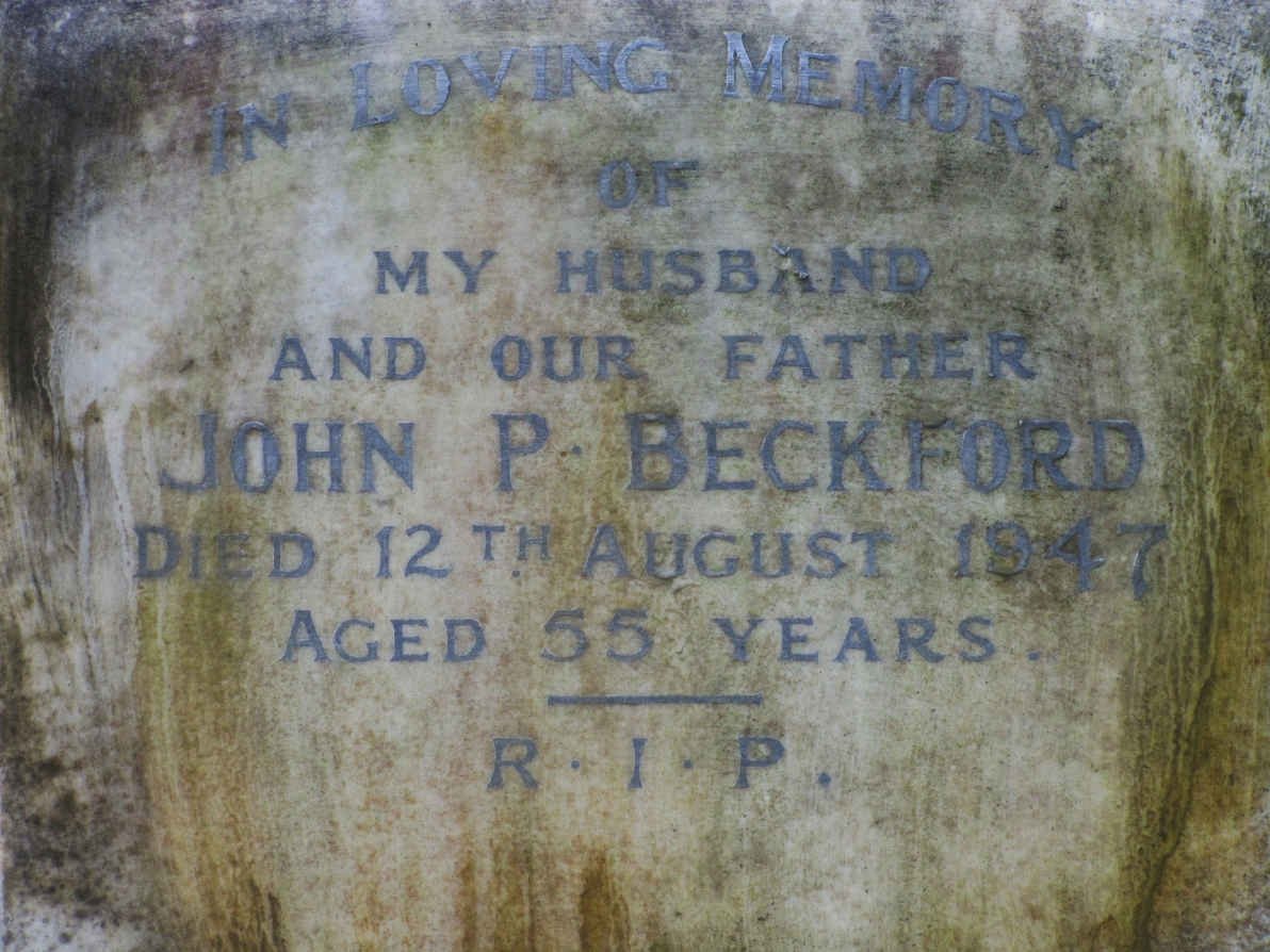 BECKFORD John P. -1947
