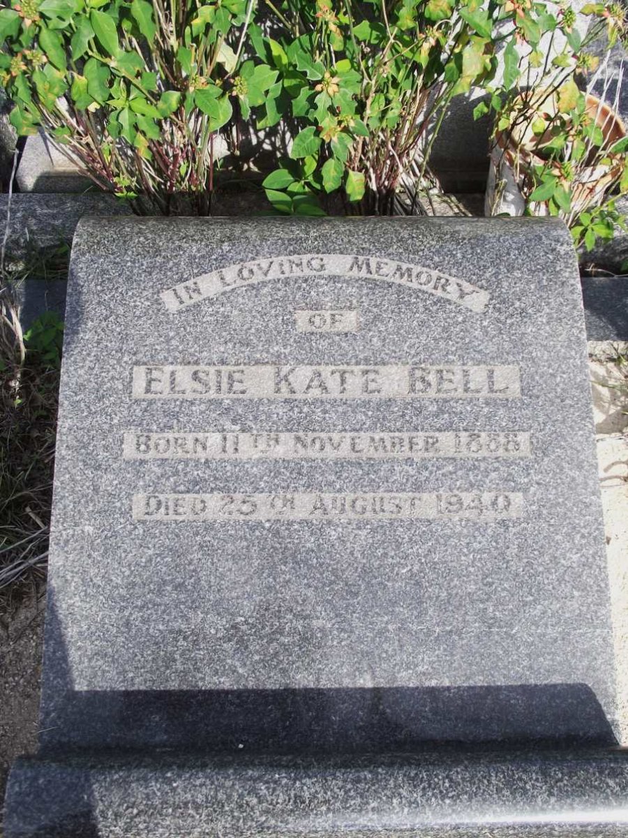 BELL Elsie Kate 1888-1940