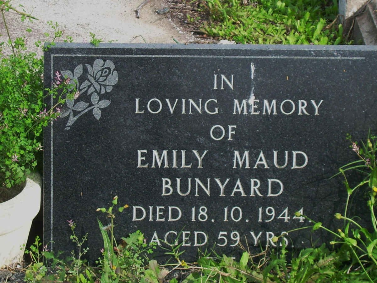 BUNYARD Emily Maud -1944