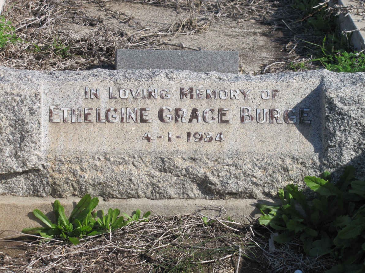 BURGE Ethelgine Grace -1934