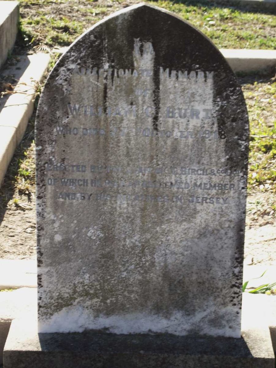 BURT William C. -1918