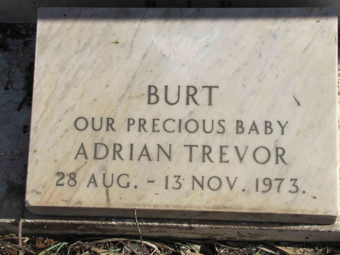 BURT Adriaan Trevor 1973-1973