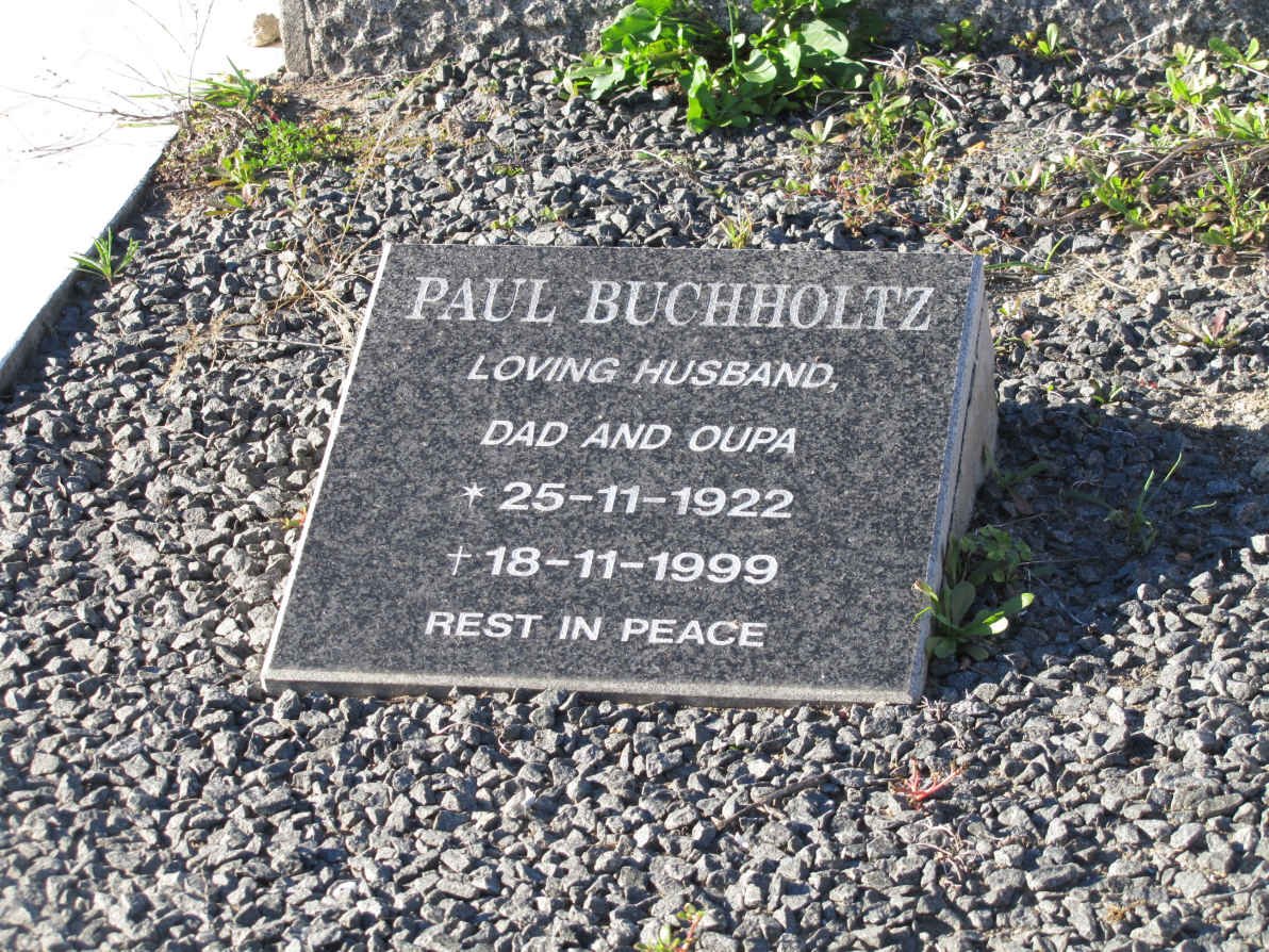 BUCHHOLTZ Paul 1922-1999