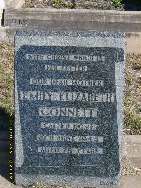 CONNETT Emily Elizabeth -1944