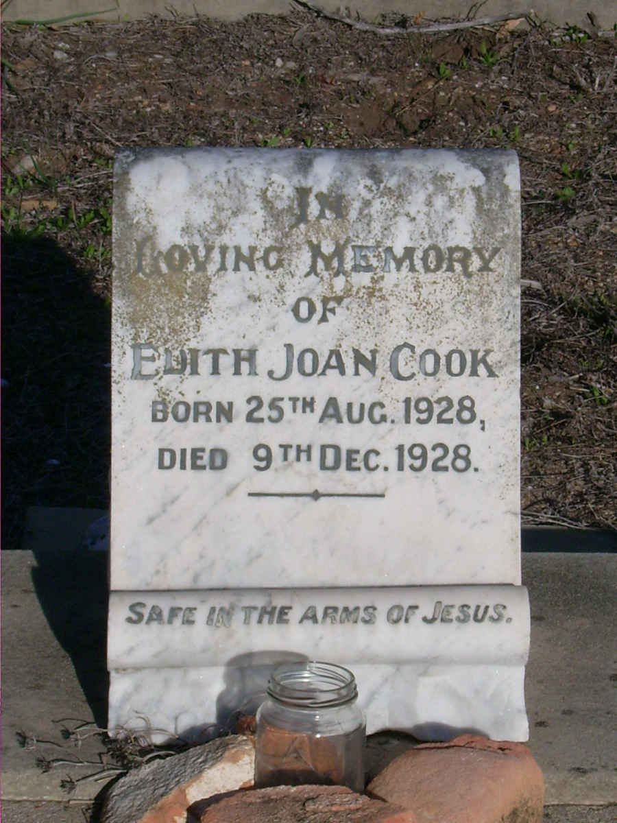 COOK Edith Joan 1928-1928