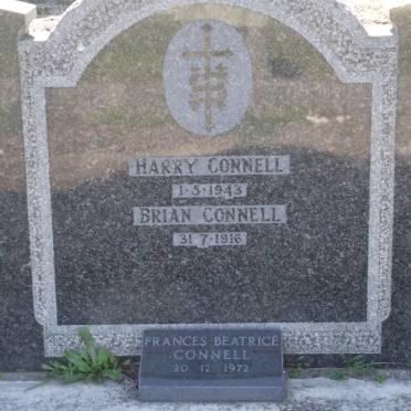 CONNELL Harry -1943 :: CONNELL Brian -1916 :: CONNELL Frances Beatrice -1972