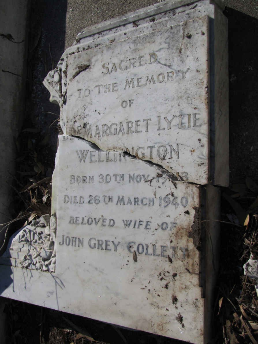 COLLETT Margaret Lylie nee WELLINGTON 1913-1940