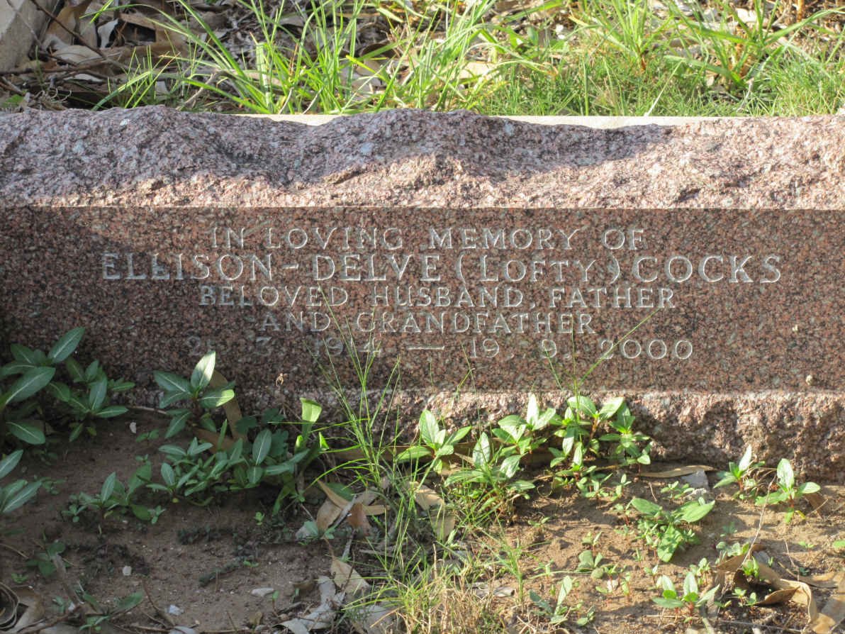 COCKS Ellison-Delve 1914-2000