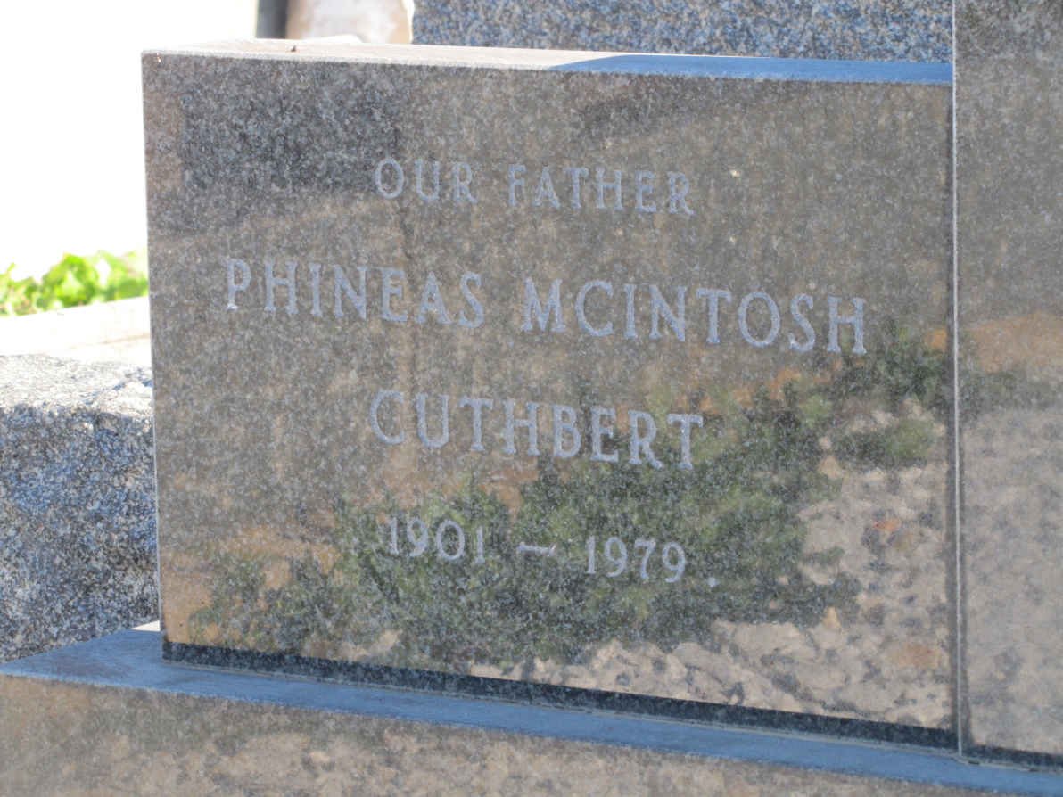 CUTHBERT Phineas McIntosh 1901-1979