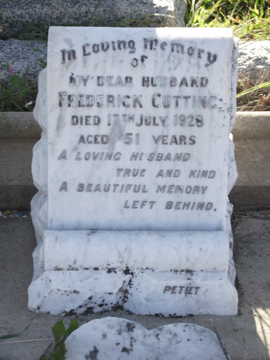 CUTTING Frederick -1928