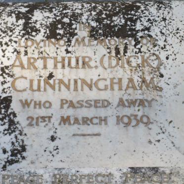 CUNNINGHAM Arthur -1939