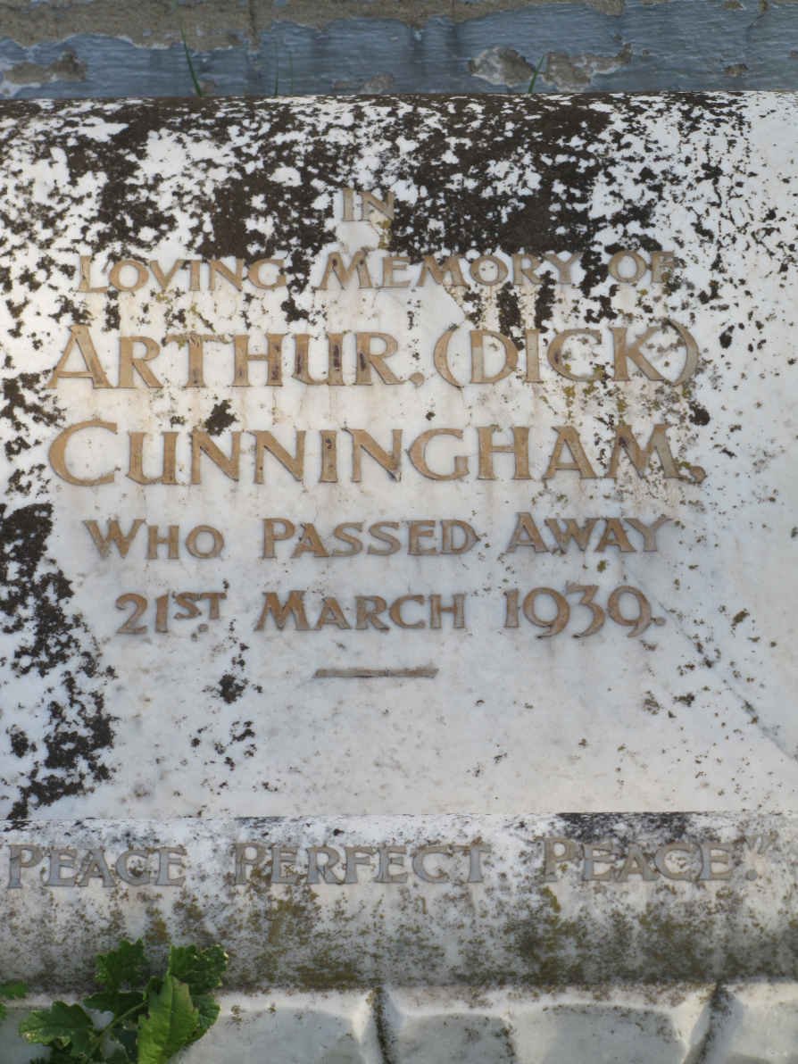 CUNNINGHAM Arthur -1939