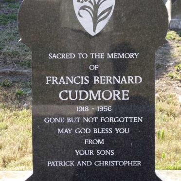 CUDMORE Francis Bernard 1918-1956