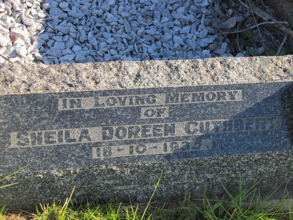 CUTHBERT Sheila Doreen -1935