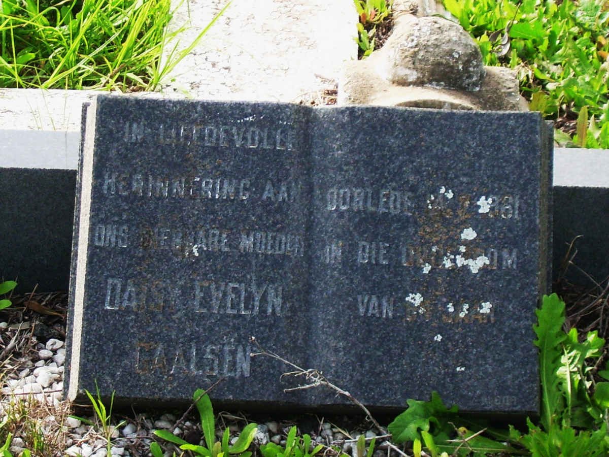 CAALSEN Daisy Evelyn -1961