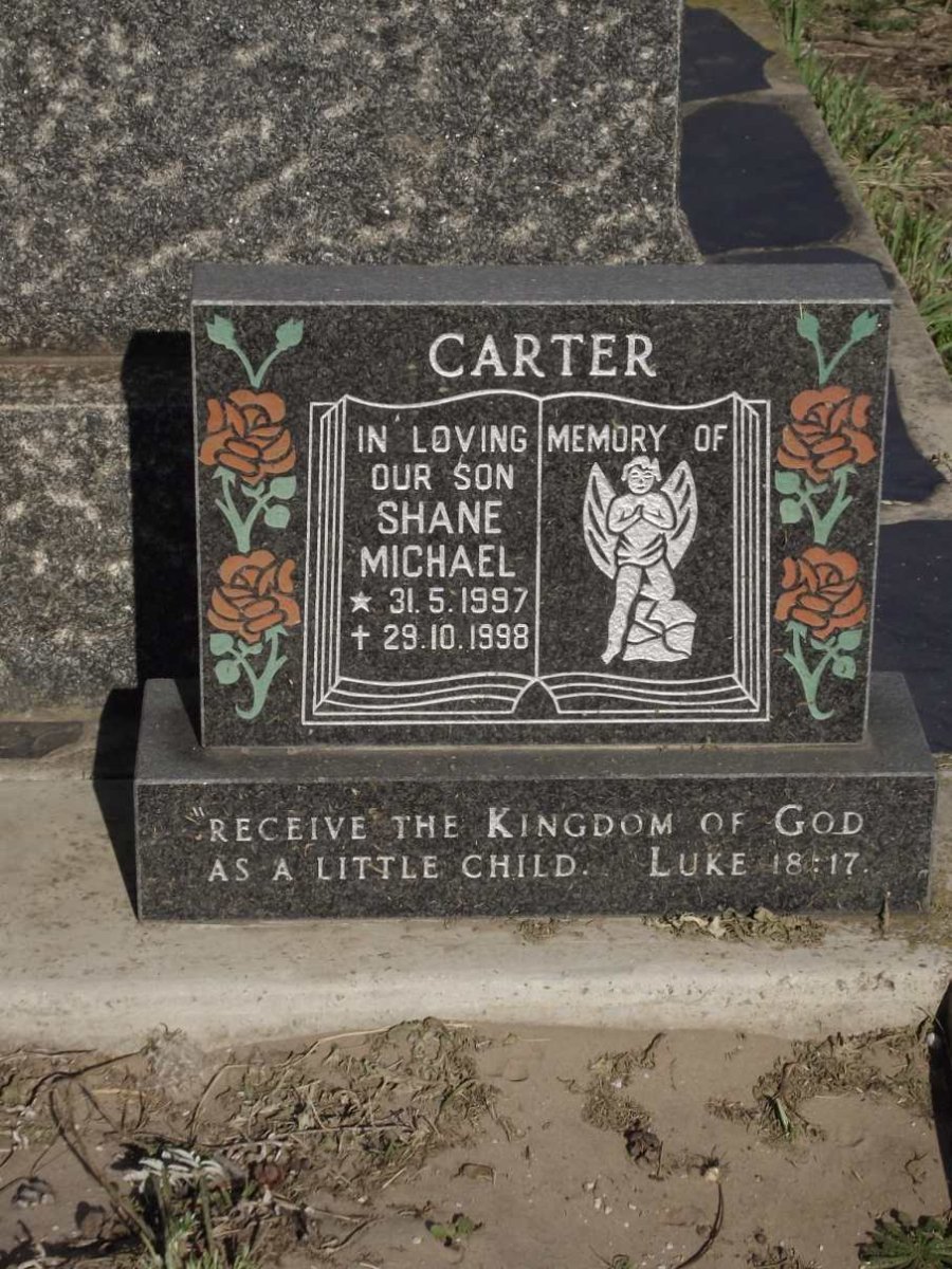CARTER Shane Michael 1997-1998