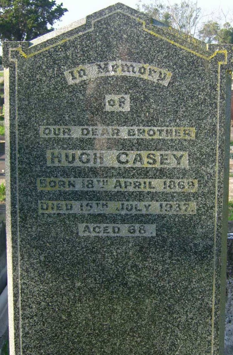 CASEY Hugh 1869-1937