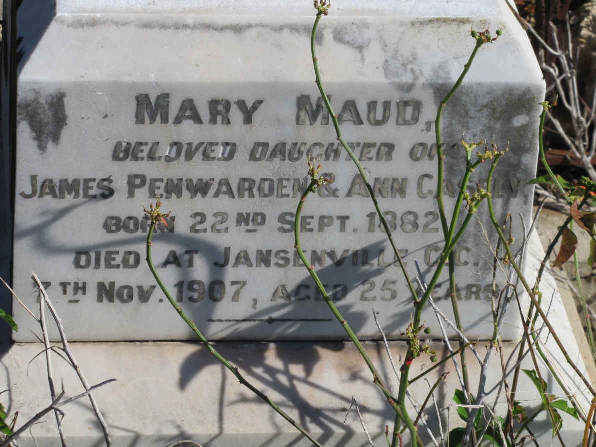 CASELY Mary Maud 1882-1907