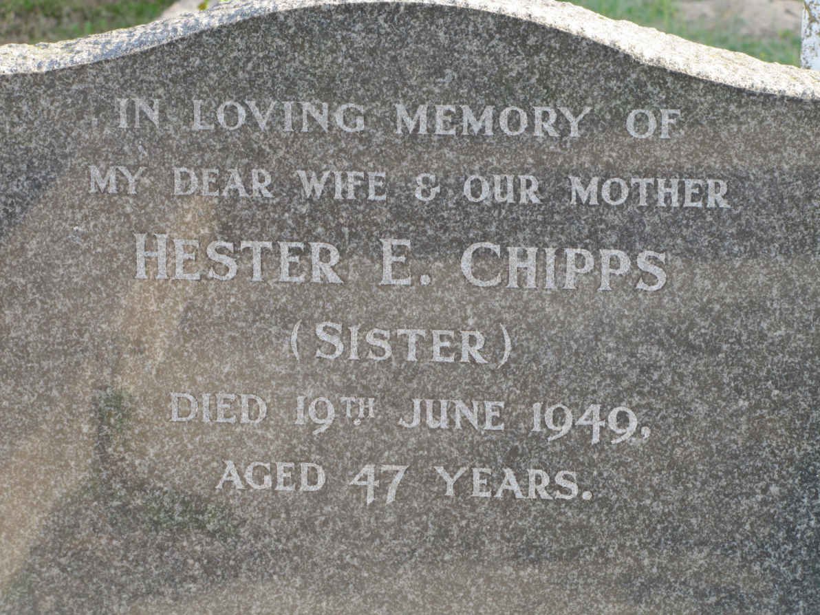 CHIPPS Hester E. -1949